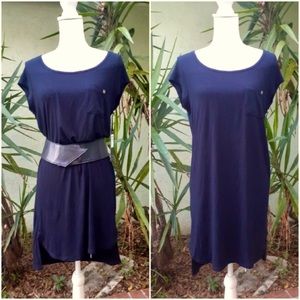 Black Tshirt Dress Nicole Miller